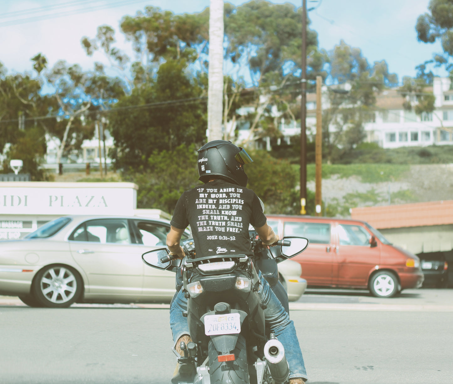 Abide. Black T-Shirt