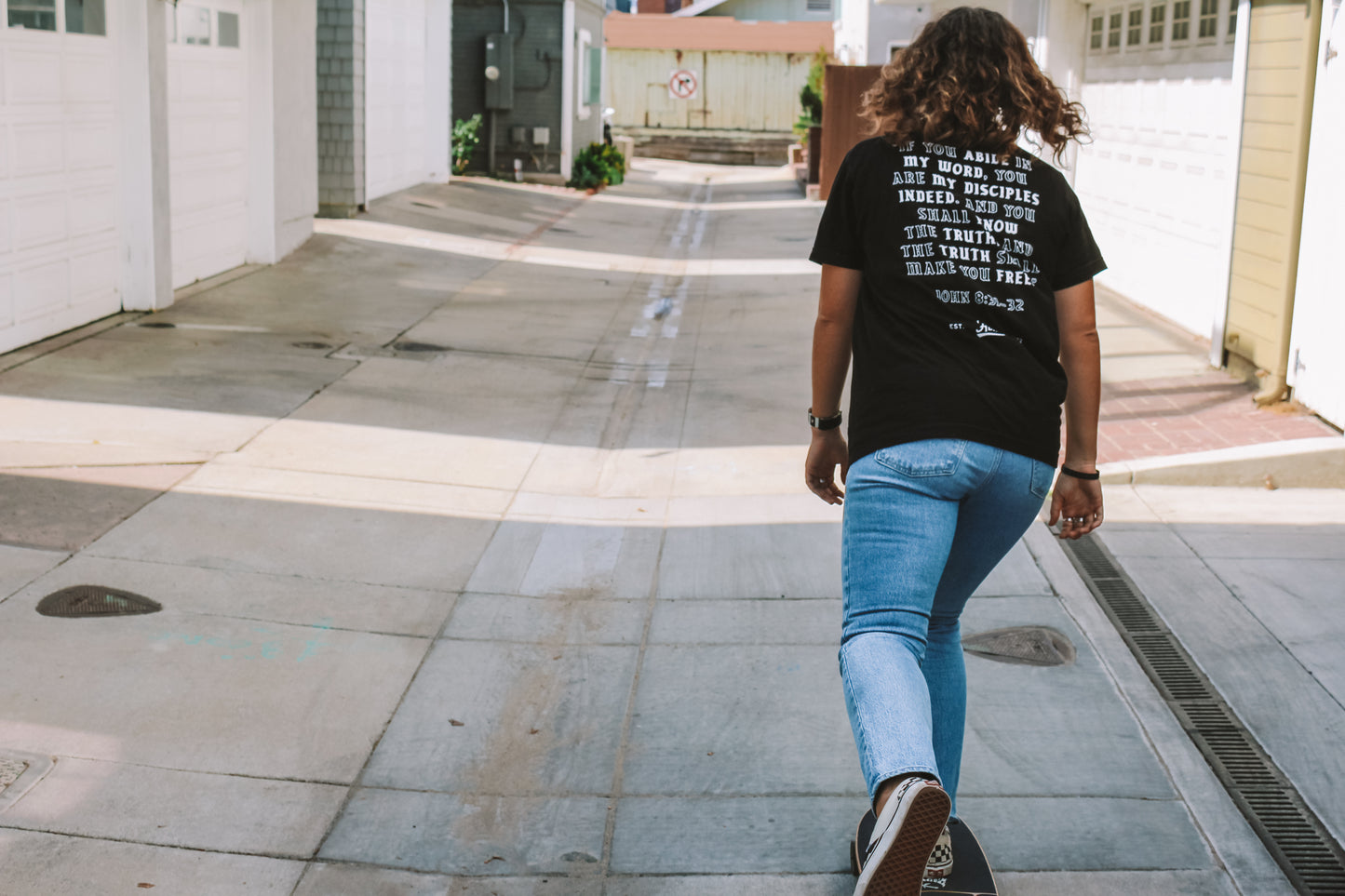 Abide. Black T-Shirt