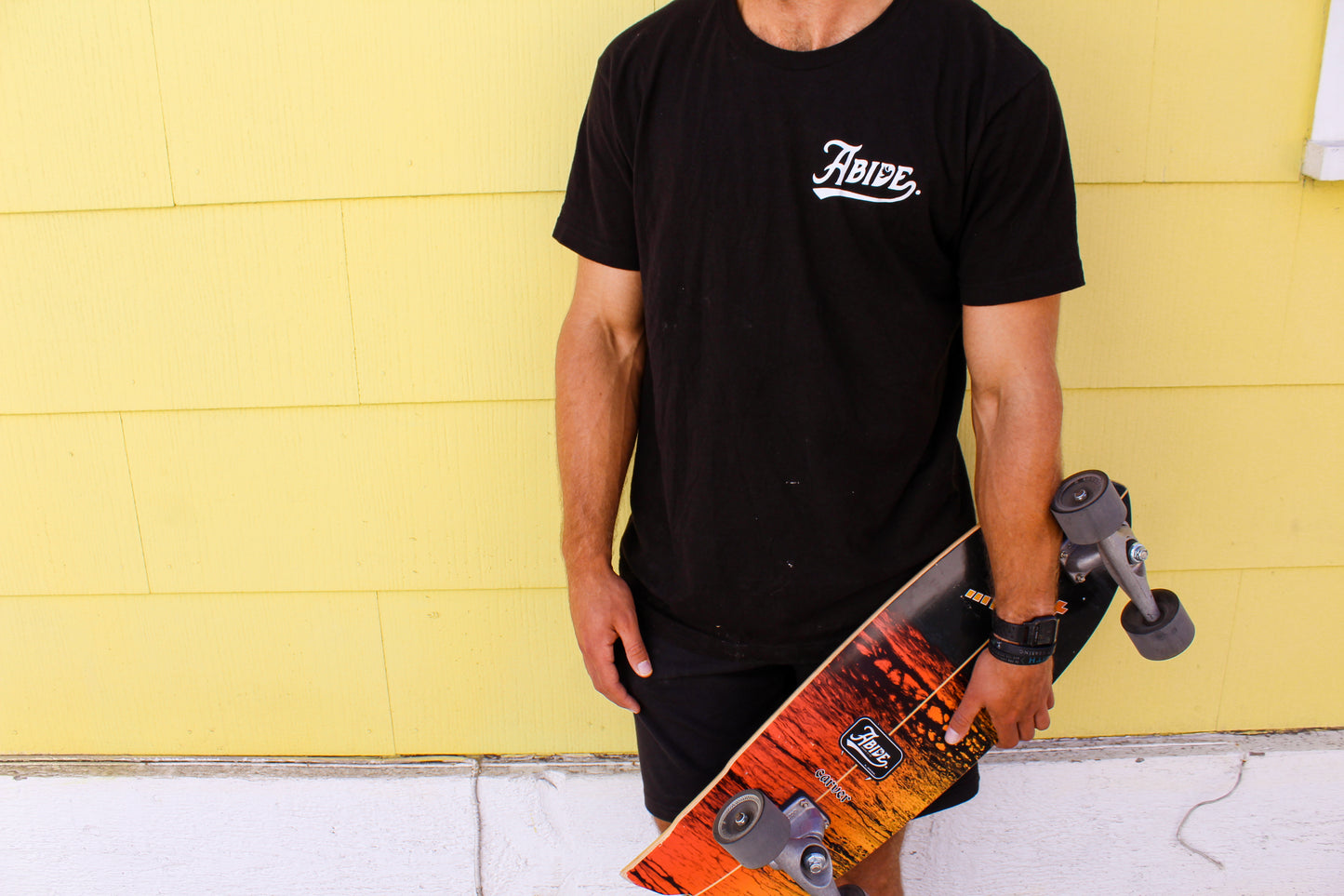 Abide. Black T-Shirt