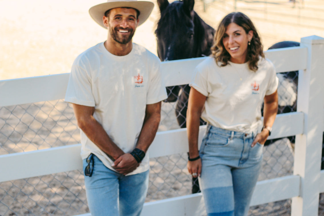 East to the West Cowboy T-Shirt
