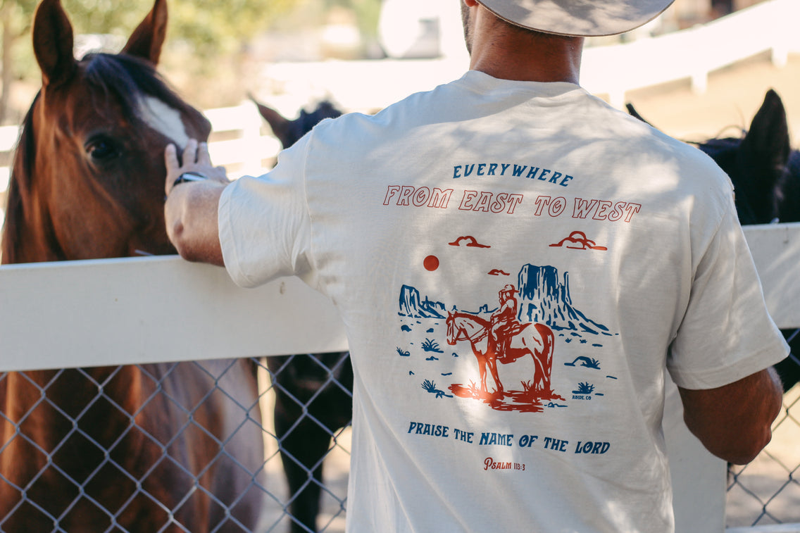East to the West Cowboy T-Shirt